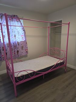 Pink Twin Bed
