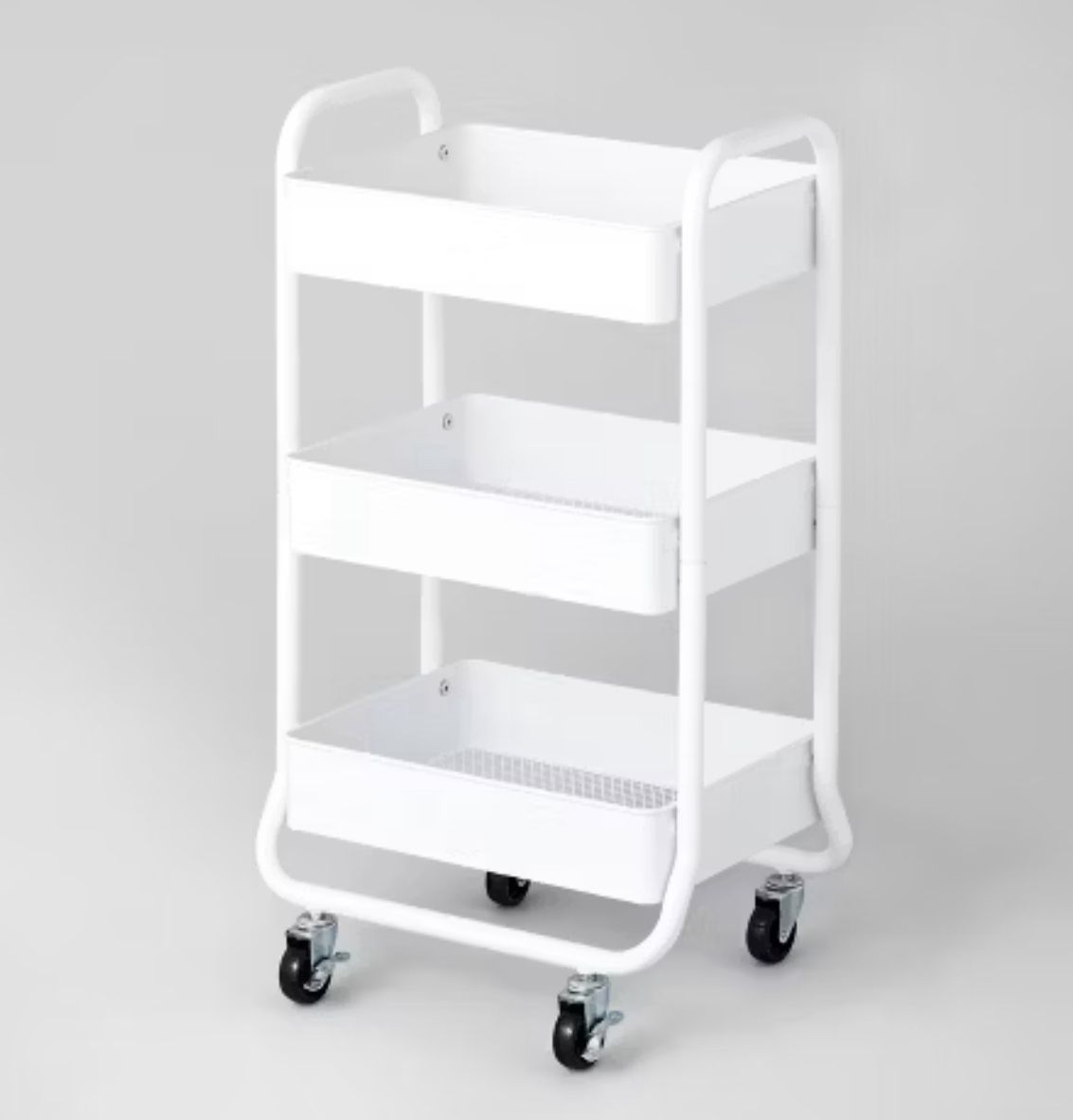 3 Tier Metal Rolling Organizer Cart Target
