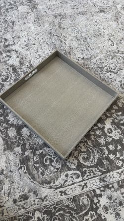 Tray leather