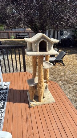 Pagoda Style Cat Tree FREE
