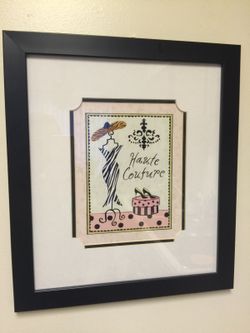 Haute couture wall art