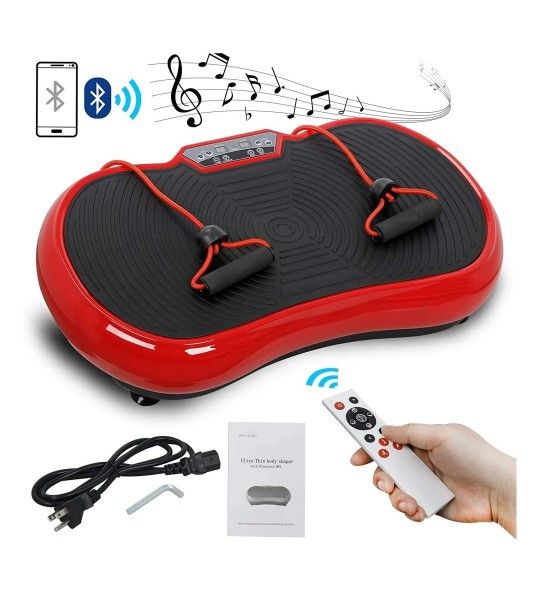 Vibration Plate Exercise Machine Bluetooth Adjustable Vibration Speed