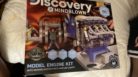 Brand new discovery model engine kit for kids