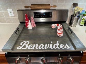 Custom Stove Top Cover