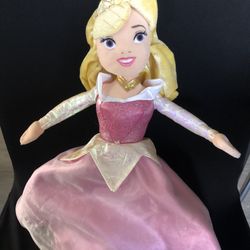 Disney Parks Princess Topsy Turvy Flip 2 in 1 Plush Doll Ariel And Aurora beauty