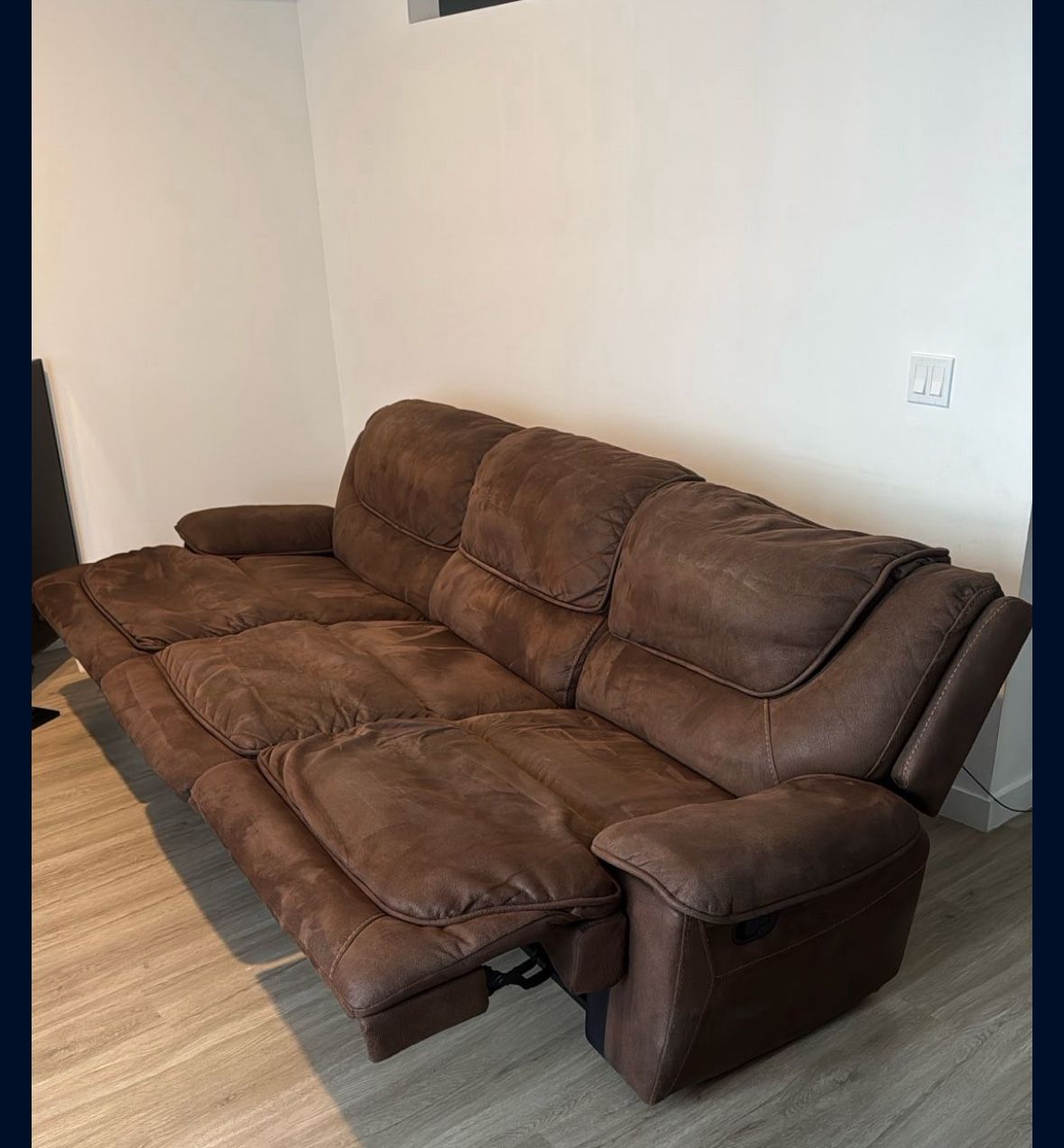 3 Recliner Detachable Couch