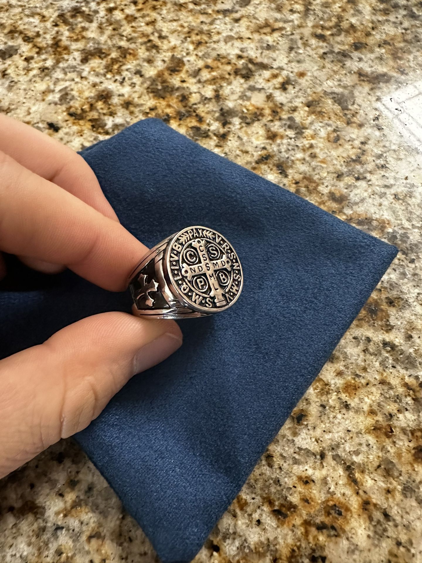 Saint Benedict Ring Size 11