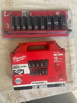 Milwaukee impact sockets sets