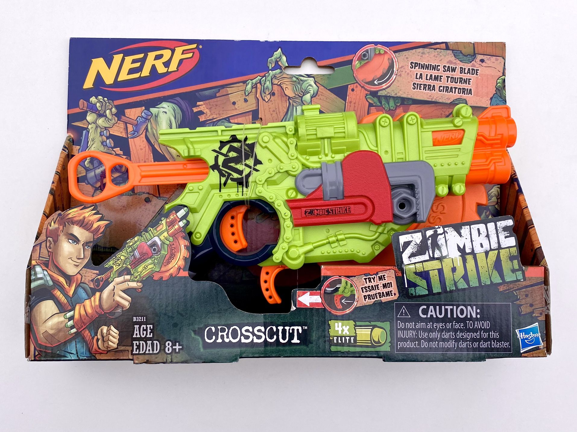 Nerf Gun- Zombie Strike (Crosscut) - New & Sealed