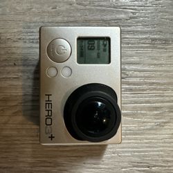 GoPro Hero 3+ With LCD Viewing Screen Attachment 