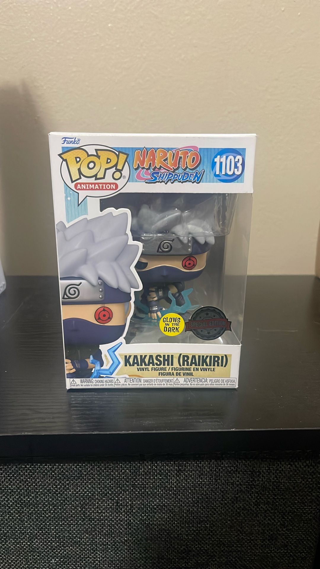 Funko Pop! Animation: Naruto Shippuden - Kakashi (Raikiri) #1103 [Special Edition | Glow in the Dark]