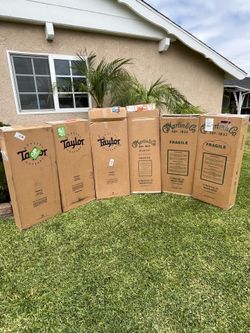 Acoustic guitar Shipping Boxes with packing