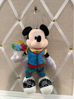 Tokyo Disney Mickey Toontown Plush Keychain
