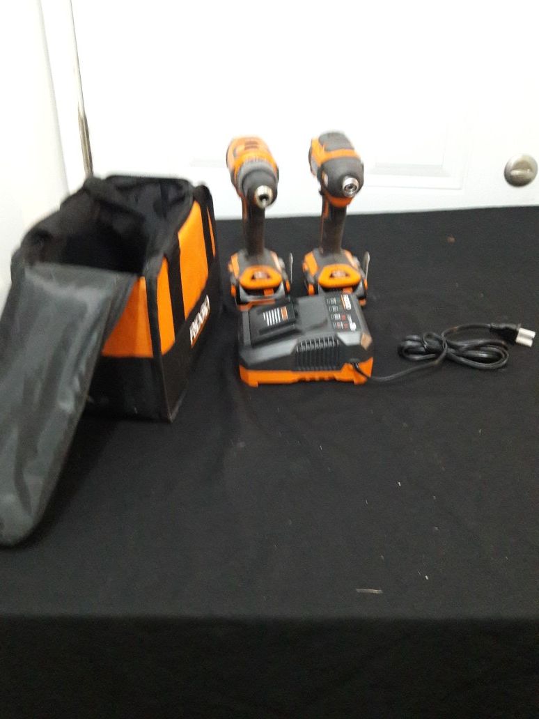 Ridgid brushless 18v drill/driver combo kit