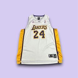 Adidas Kobe Bryant Los Angeles LA Lakers NBA Stitched Sewn Jersey Size XL