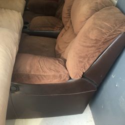 Couch Electric Suede Power Works 