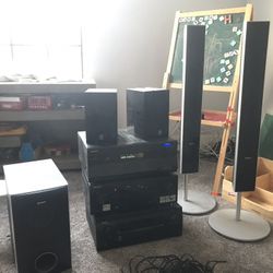 Smorgasbord Receivers And Speakers (Denon,pioneer,onkyo) Sony Speakers