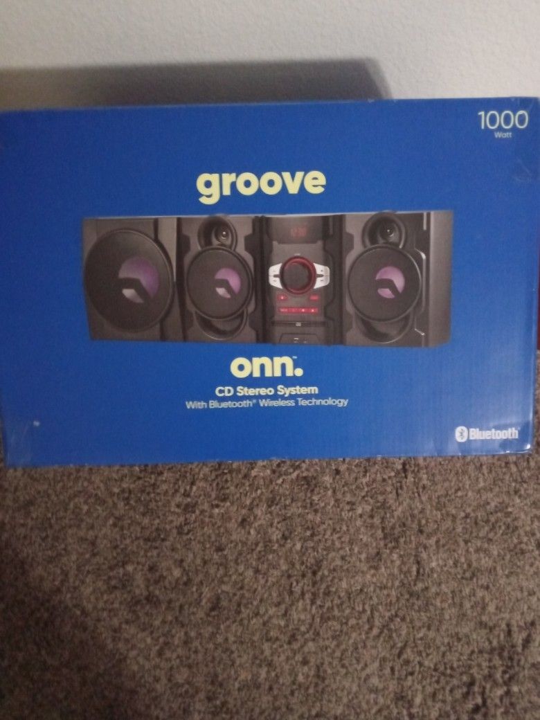 Cd Stereo System Groove Onn 1000 watt
