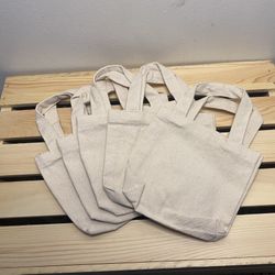 Mini Canvas Tote Bags