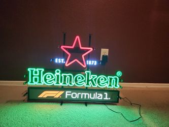 Heineken Formula 1 Neon Sign