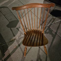 Antique chair real wood $40/each table/$90