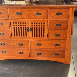 Cabinet / side board / buffet - Solid Wood   69” L. - 18” w. 46” 1/2 H  Great condition   We have a lot of other matching pieces