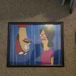 Spiderman Bobs Burgers Art In frame