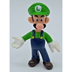 Nintendo Super Mario Bros Luigi 2.5 inch Plastic Figure 2007