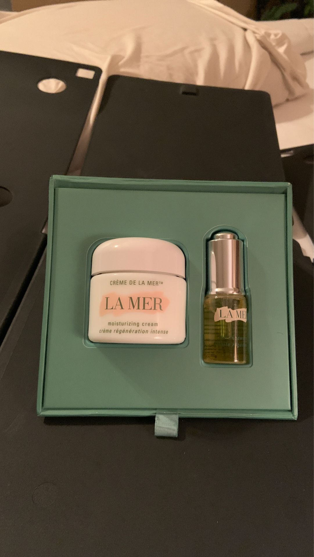 Lamer lotion and renewal oil