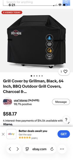 Grillman Grill Cover 64” X 24” X 48”
