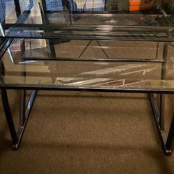 Glass Desk 