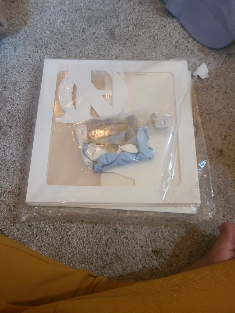 Baby Boy "ONE" Block Box For Birthday Party