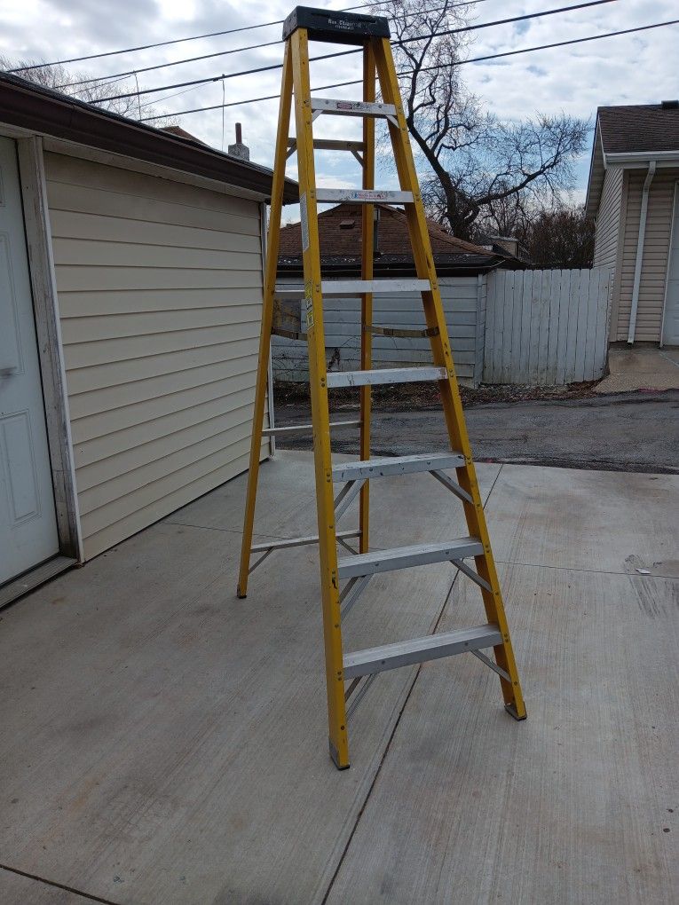 WERNER Extra Heavy Duty Fiberglass Ladder