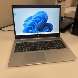 HP 15” Probook 450 G6 1.6ghz Core i5-8265U 8gb RAM 256gb SSD Windows 11 Pro 