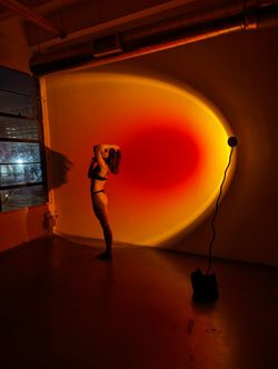 Standing sunset Lamp