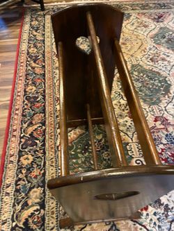 Towel or blanket rack wood