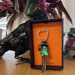 Betsey Johnson Halloween Bag Charm - New!