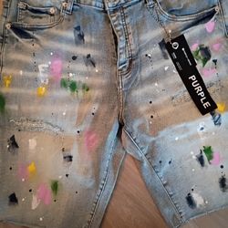 Purple Brand Exclusive Jeans Shorts (Sz 36)