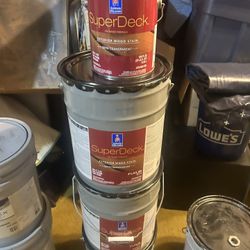 16gal  Sherwin Williams SuperDeck Oil Base Stain”#3530”