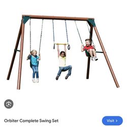 Orbiter Complete Swing Set Brand: Swing-N-Slide Introducing the all new Orbiter Swing Set.
