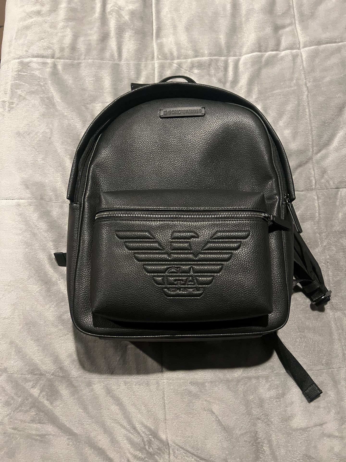 Emporio Armani Black Backpack