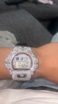 Chrome heart custom bussdown gshock