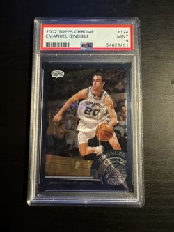 2002 Topps Chrome Emanuel Ginobili RC