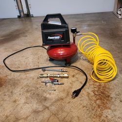 Air Compressor: POWERMATE TOOLS 1 Gallon Air Compressor 