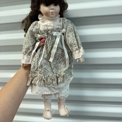Vintage Porcelain Doll 