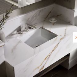 White Under Mount Bathroom Sink