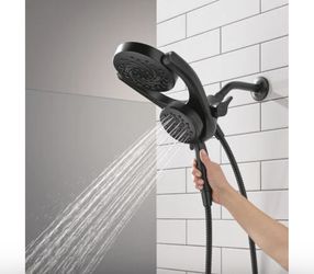 Delta HydroRain 2-in-1 Shower Head – Matte Black – ProClean
