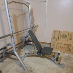 Olympic Bench And Squat Rack