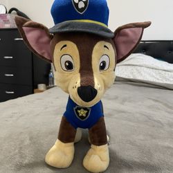 Nickelodeon Chase Paw Patrol 16” Plush Stuffed Animal