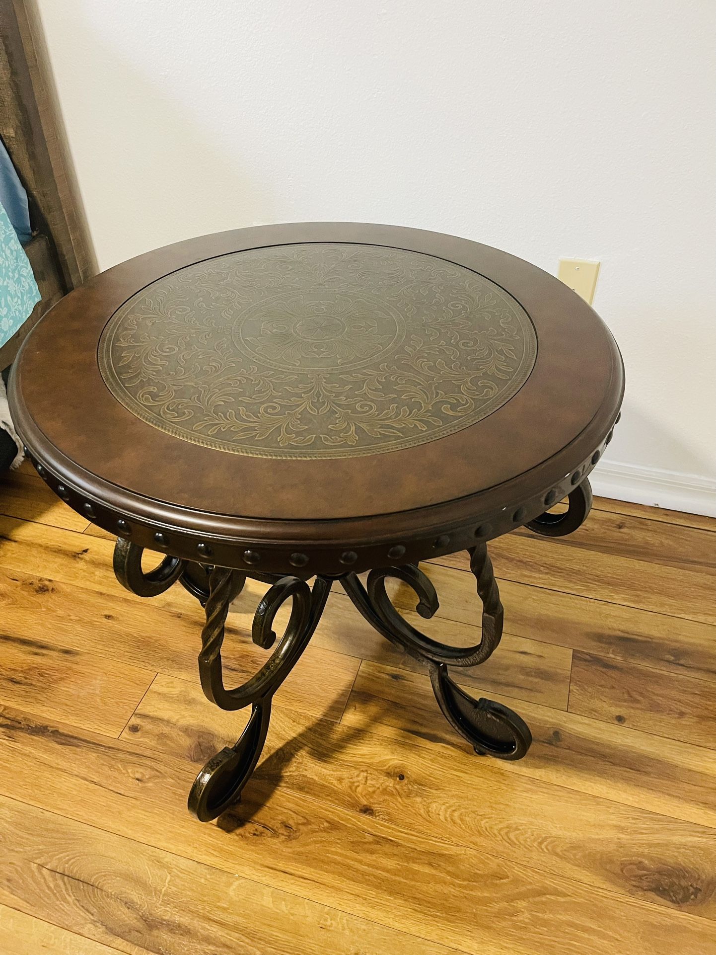 Round end table signature design by, Ashley , if you are interested Text me